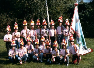 Kirmesburschen Niederbrechen 1986