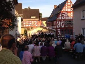 Serenade am alten Rathaus in Niederbrechen