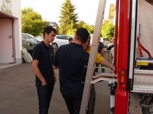 Neues Feuerwehrauto fr die Feuerwehr Niederbrechen