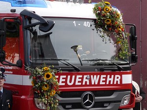 Feuerwehrauto Niederbrechen