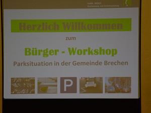 Brgerforum zum Thema Verkehr am 21.2.2018 in der Kulturhalle Niederbrechen
