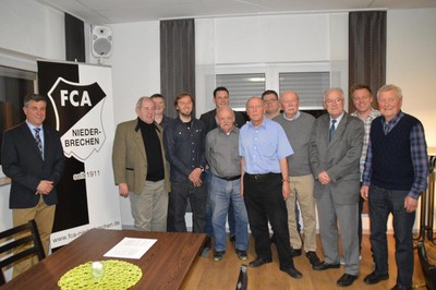 Mitgliederehrung auf der Jahreshauptversammlung des FCA Niederbrechen