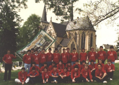 Kirmesburschen Niederbrechen 1984