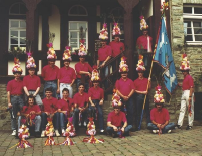 Kirmesburschen Niederbrechen 1989