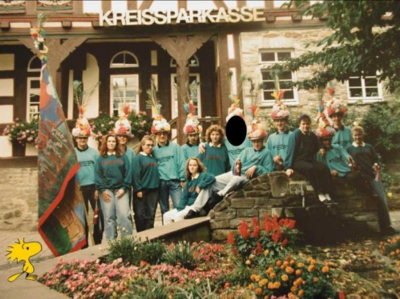Kirmesburschen Niederbrechen 1991