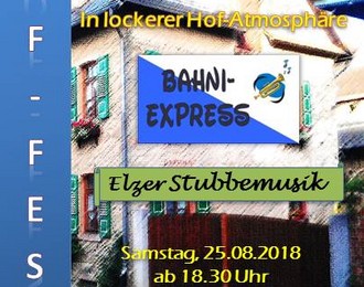 Hof-Fest vom Bahni-Express