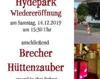 SAVE THE DATE - Hydepark Eröffnung und Hüttenzauber