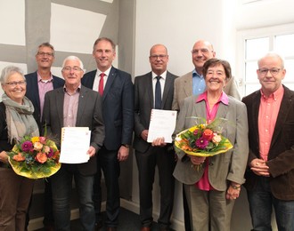 Große Ehre für Klaus Schneider und Hans-Günter Kremer